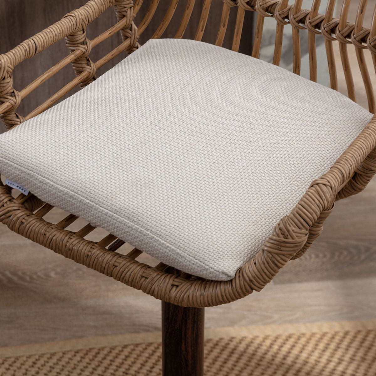 The Harbor Bar Adjustable Linen Swivel Stools — Set of 2