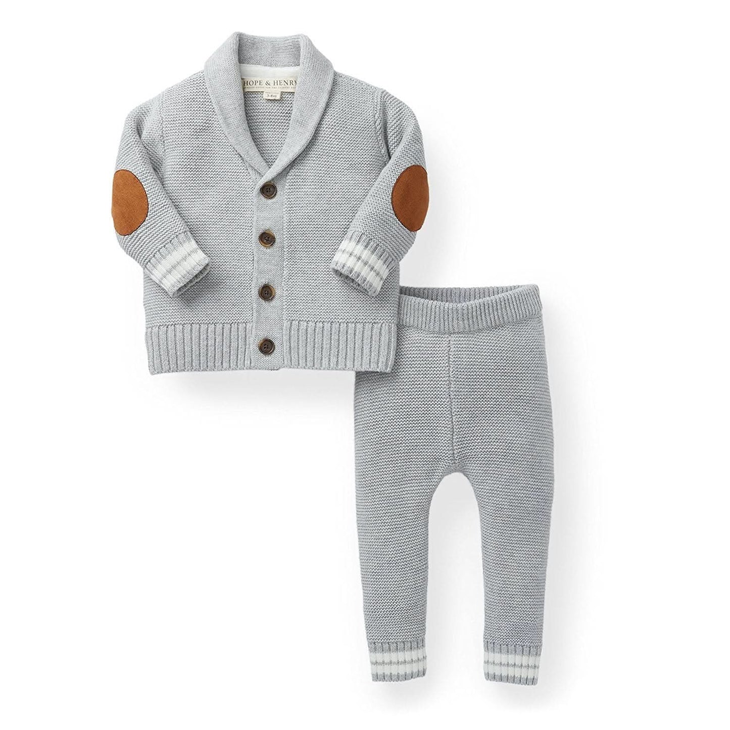 Organic Cotton Luxury Cardigan and Sweater Legging - Boxed Gift Set