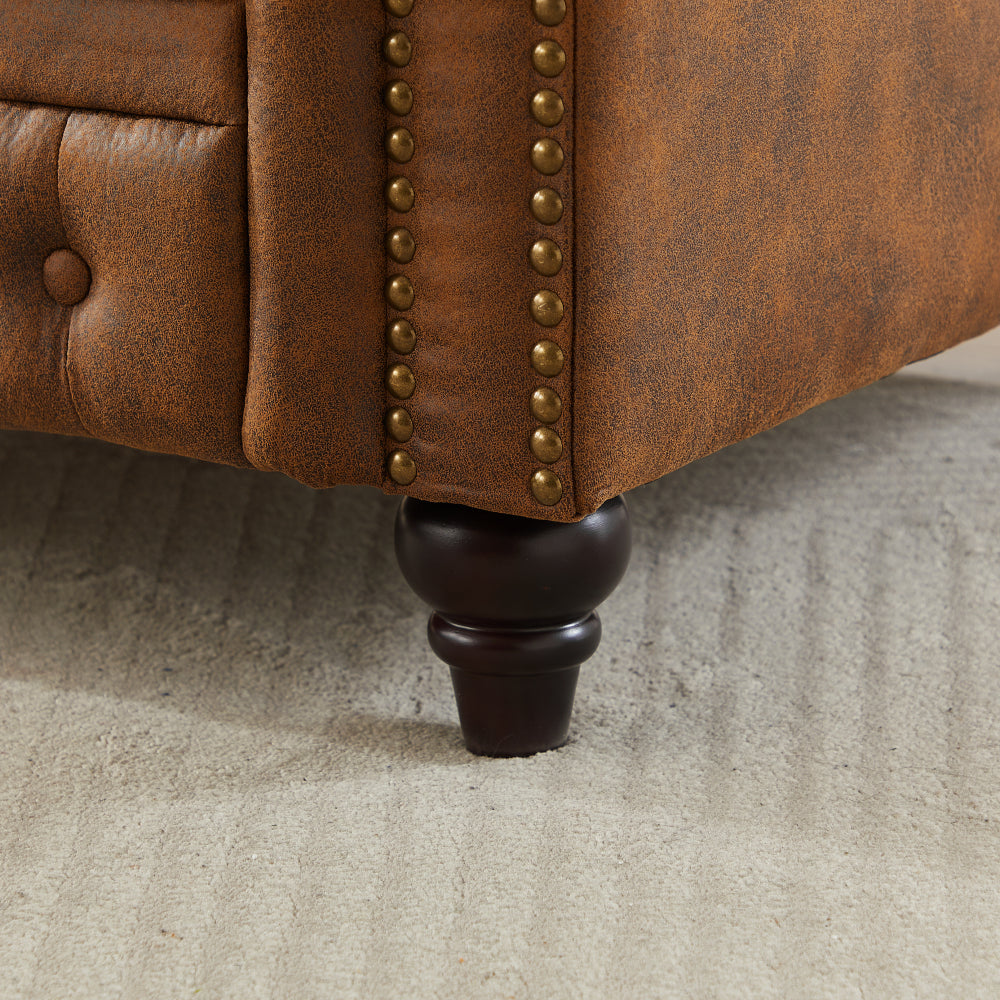 Hawthorne Chesterfield Sofa | Performance Upholstered Sofa | Coastal Library Collection | Bay & Bridle