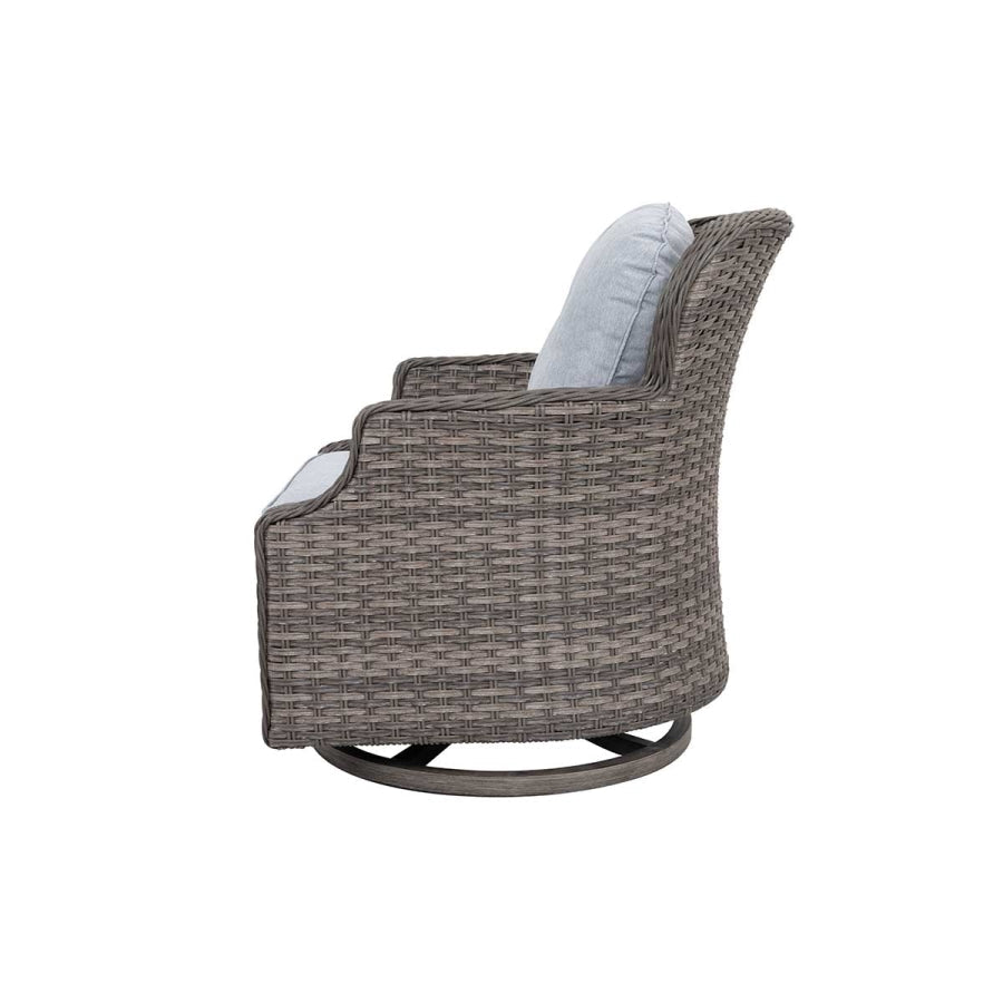 The Tenaya Wicker Swivel Rocking Chair - Set of Two