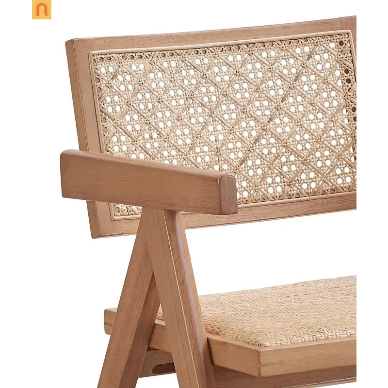 Chair Rattan Natural Lightweight Outdoor Set of 2 or Garden