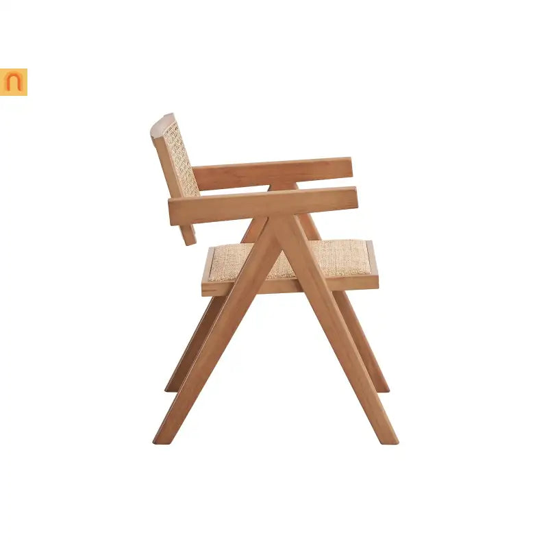 Chair Rattan Natural Lightweight Outdoor Set of 2 or Garden