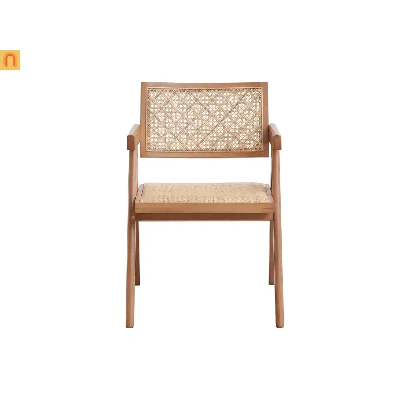 Chair Rattan Natural Lightweight Outdoor Set of 2 or Garden