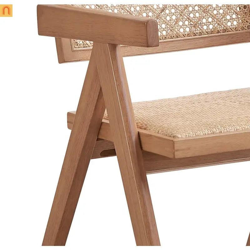 Chair Rattan Natural Lightweight Outdoor Set of 2 or Garden