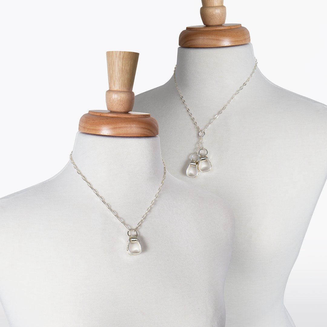 Cheyenne - Western Riding Stirrup Earring in Silver