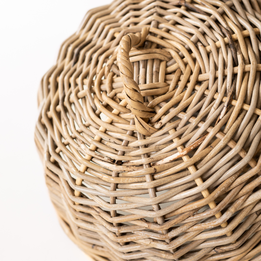 Handwoven Rattan Table Cloche