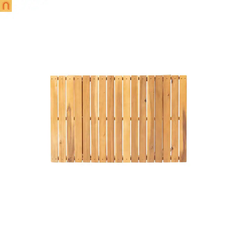 Coffee Table Open Slat Teak Wood Outdoor 37 in l 24 in w/ 12.5 in H