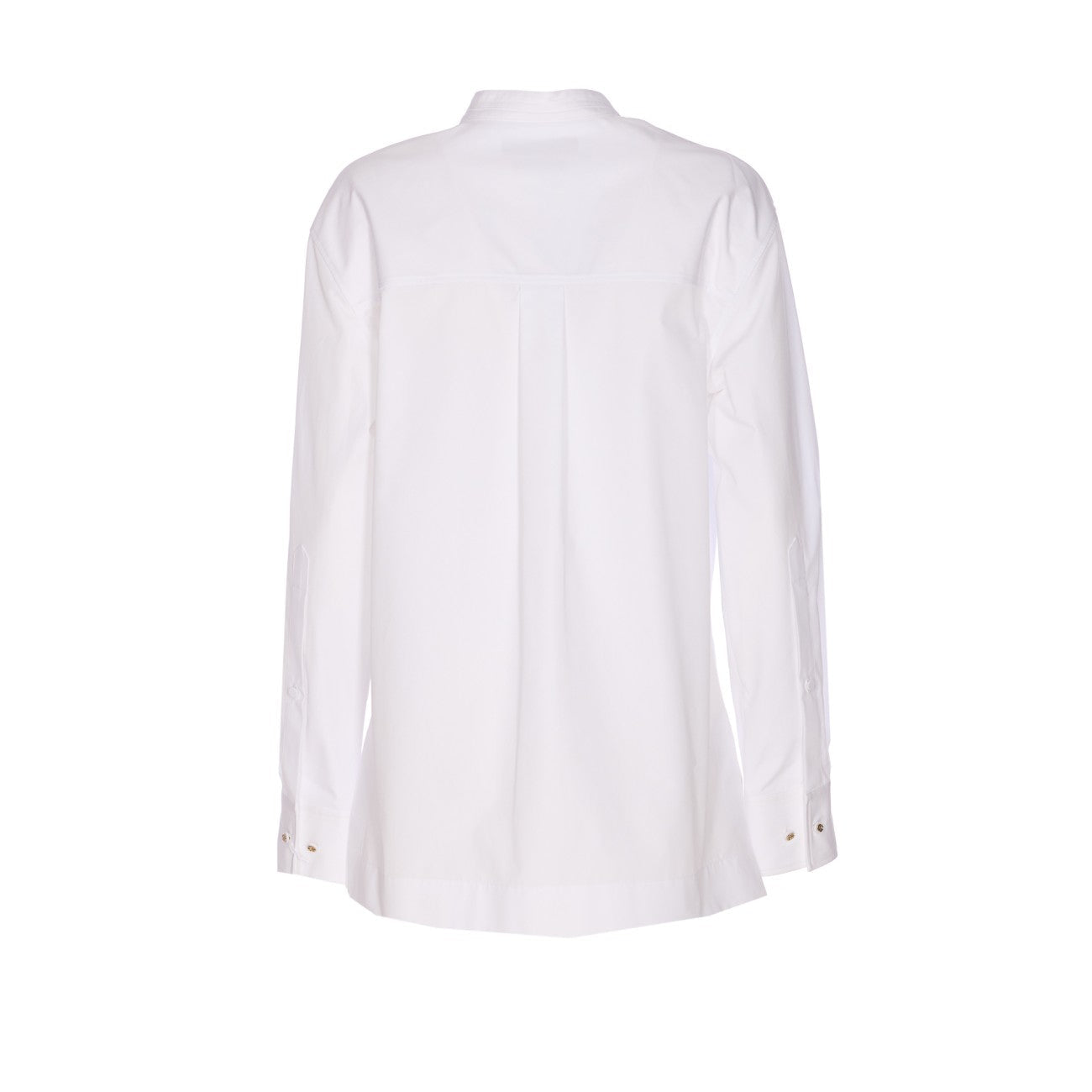Gucci White Cotton Poplin Embroidered Shirt