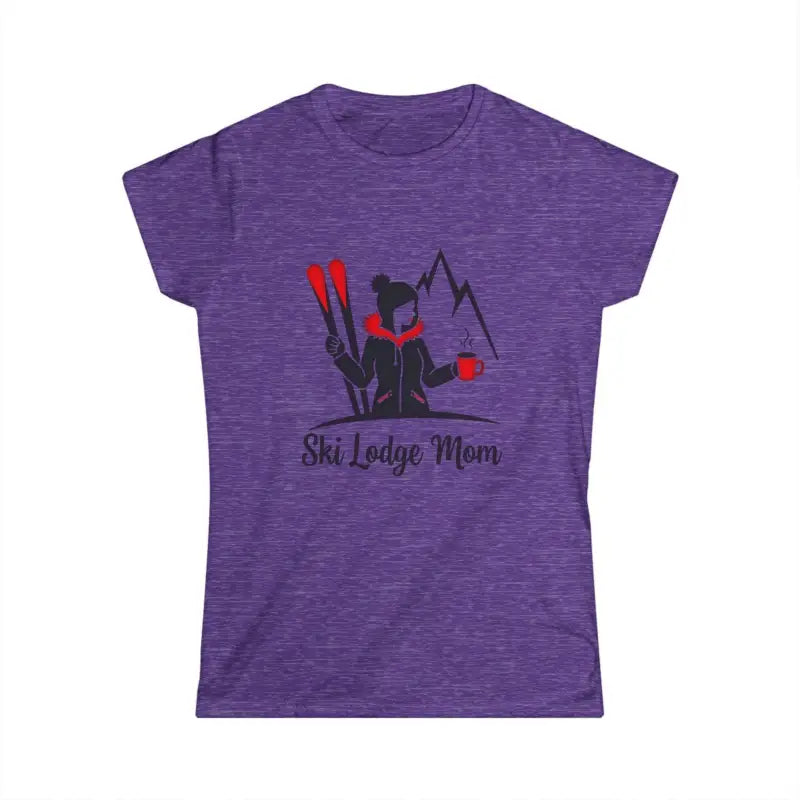 Ocean State Styles T Shirt Ski Lodge Mom Tee Winter