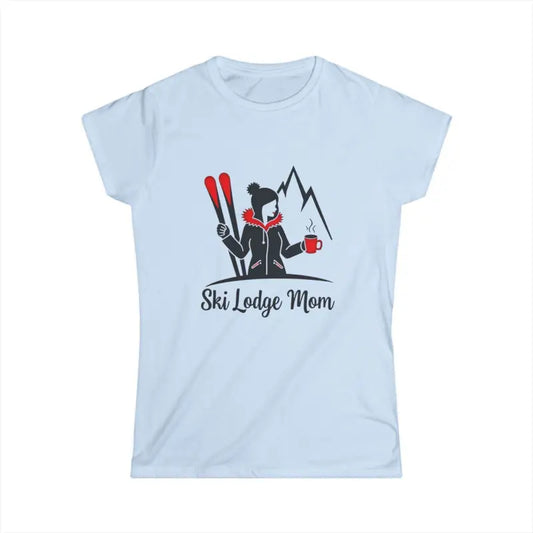 Ocean State Styles T Shirt Ski Lodge Mom Tee Winter