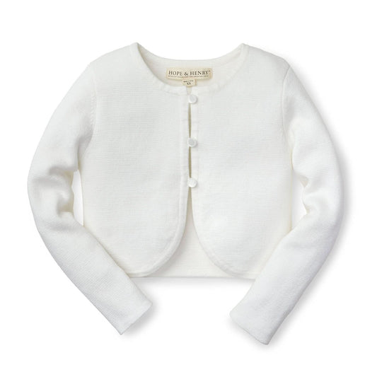 Organic Curved Hem Cardigan