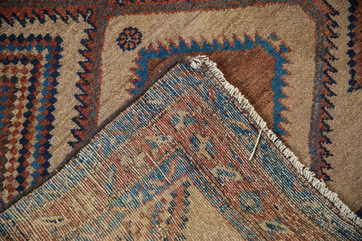 3x6 Antique Camel Hair Serab Rug Runner