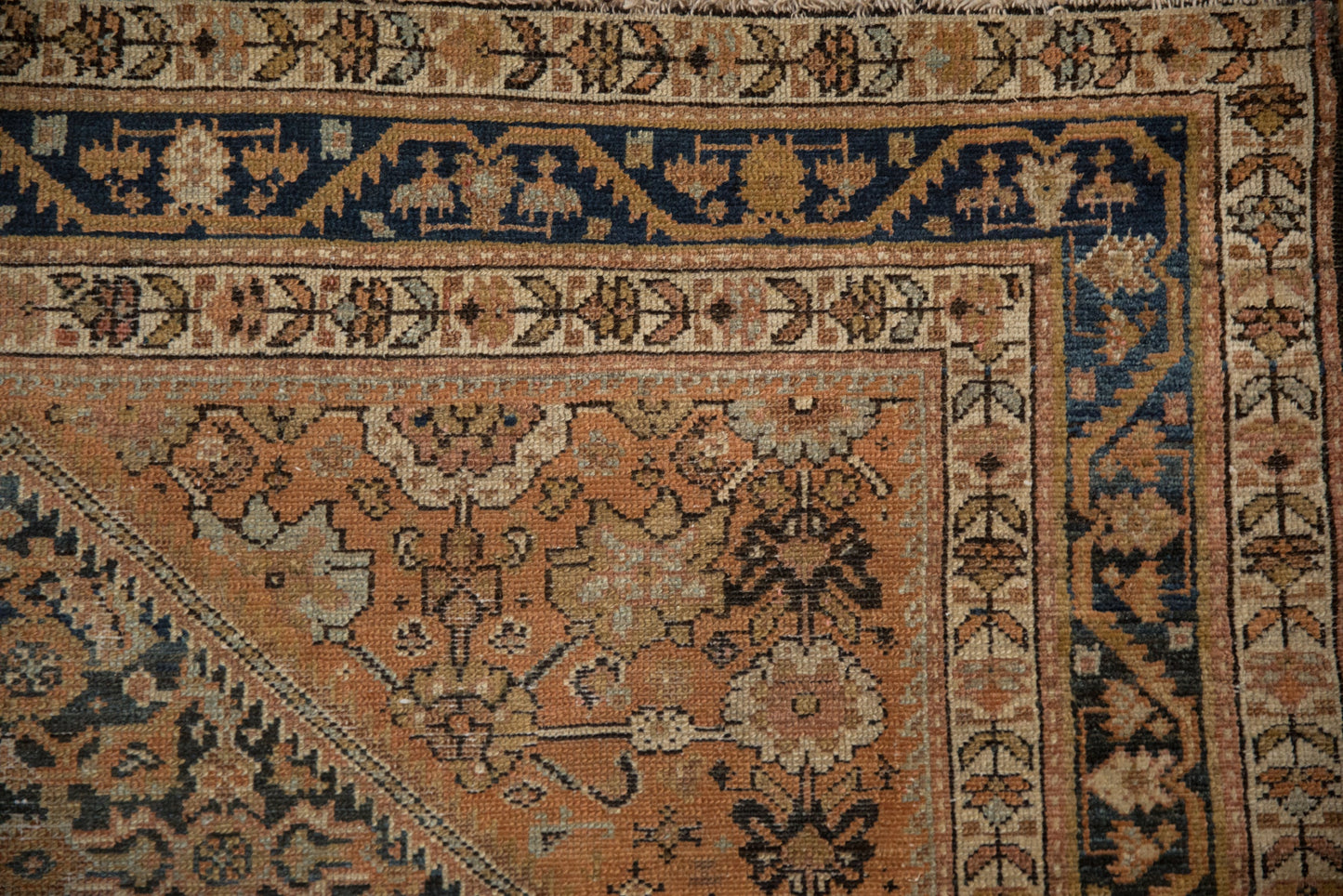 5x11.5 Vintage Distressed Malayer Rug Runner