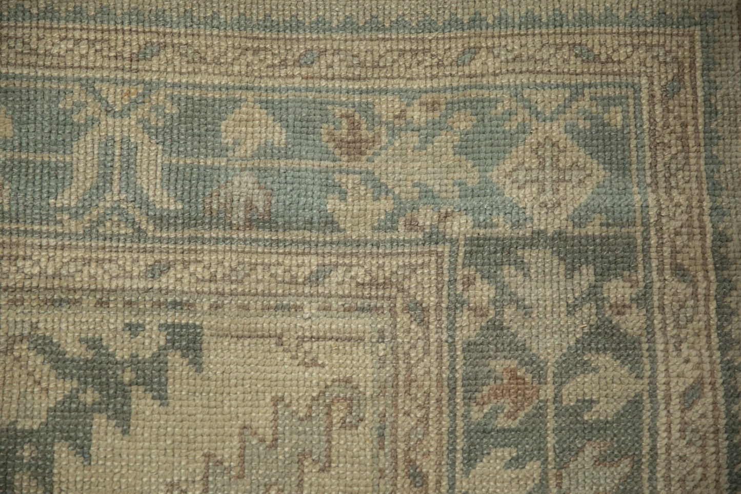 7.5x9.5 Vintage Distressed Oushak Carpet