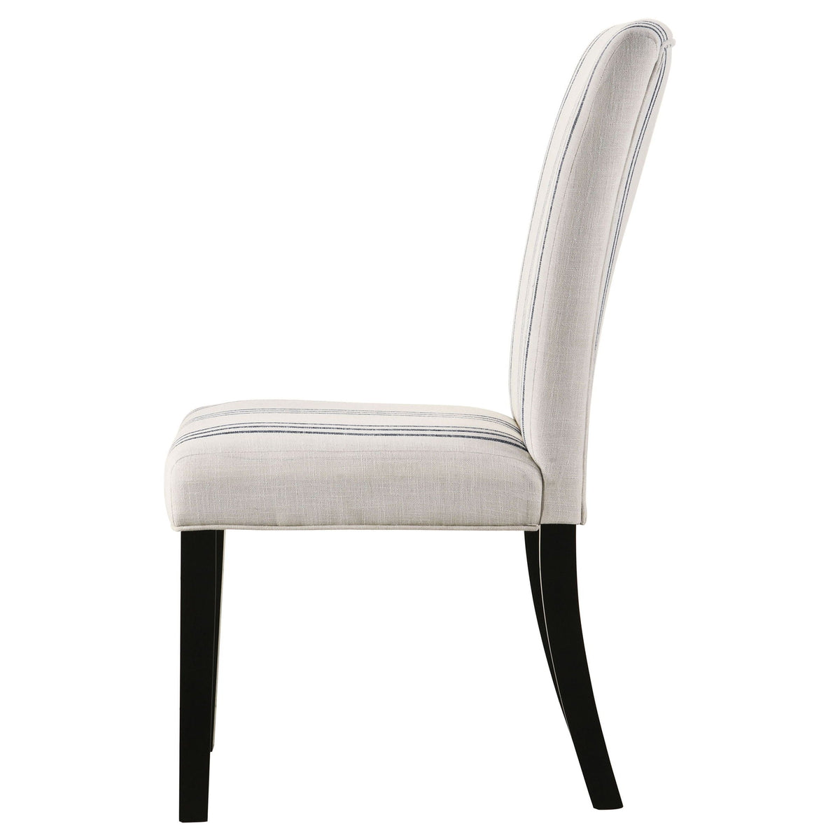 Harbor Stripe Upholstered Dining Chairs — Set of 2
