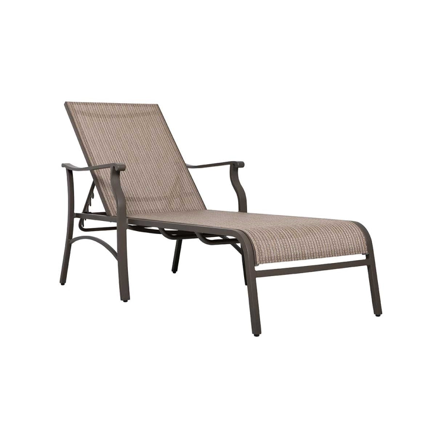 The Trevi Textilene Outdoor Chaise Lounge - Set of Two