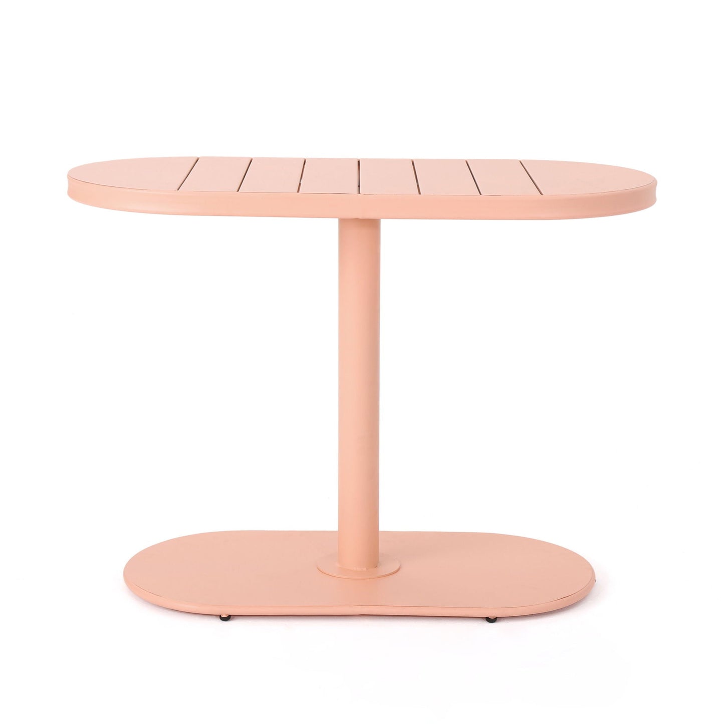 3 Piece Elegant Outdoor Bistro Set With 2 Chairs And Oval Table