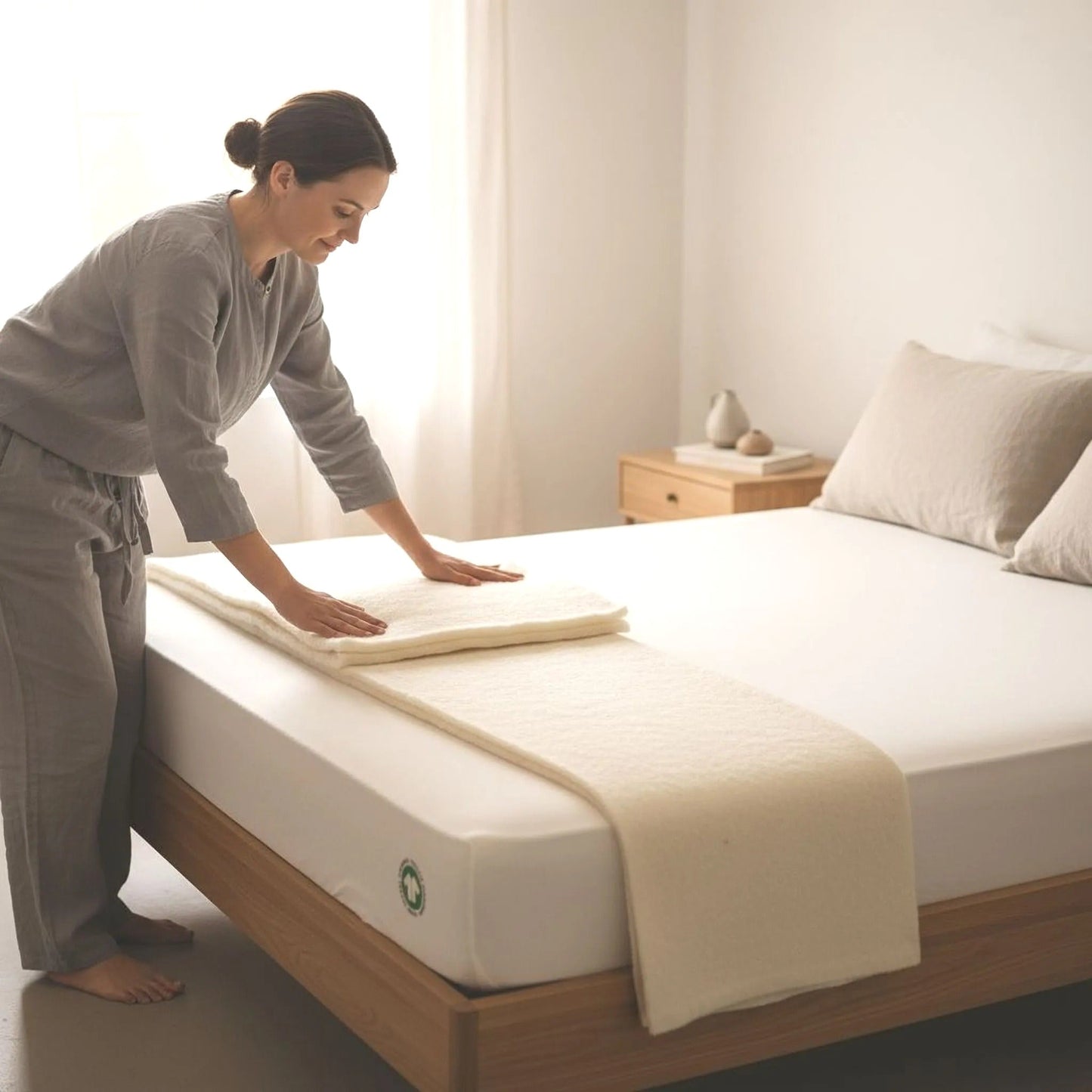 Organic Wool Mattress Protection Pad