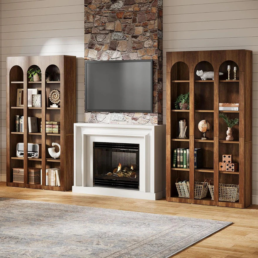 The Ashbourne Arched Farmhouse Bookcase
