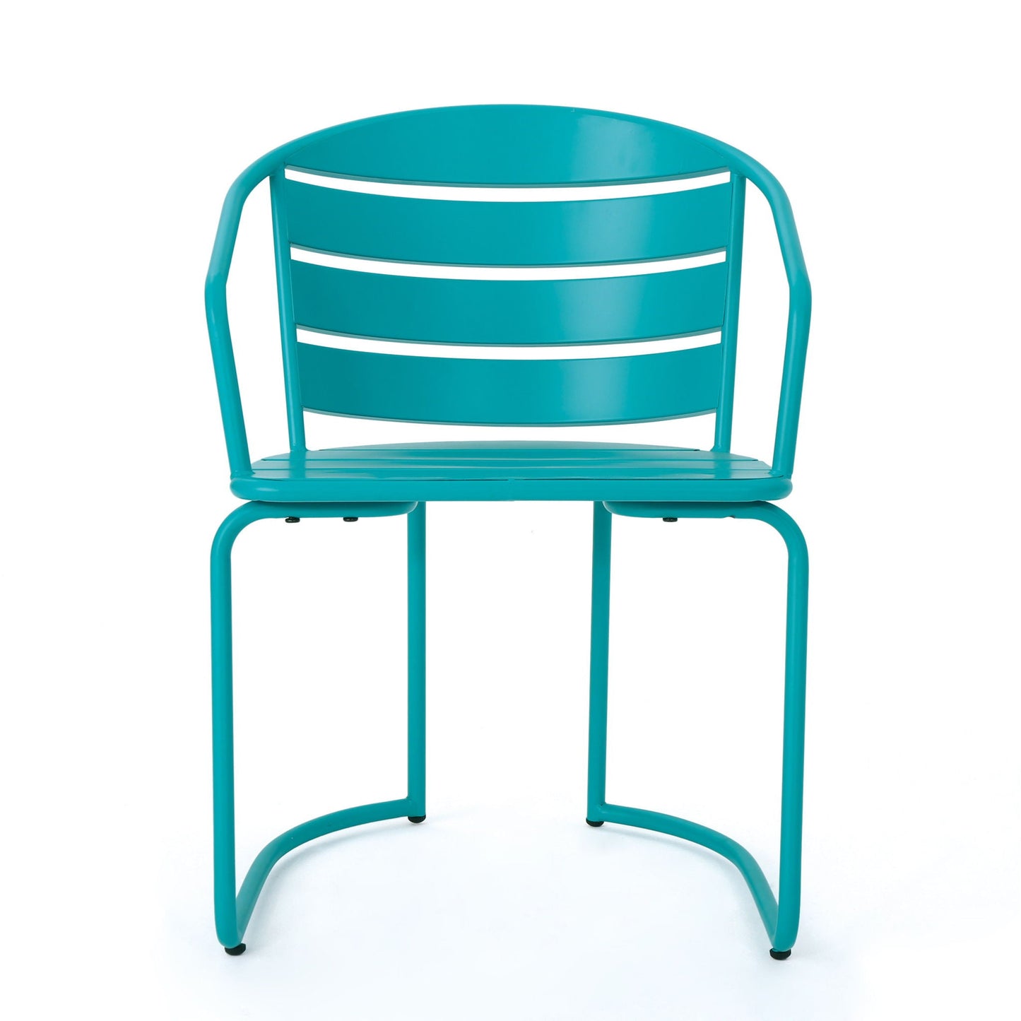 3 Piece Elegant Outdoor Bistro Set With 2 Chairs And Oval Table