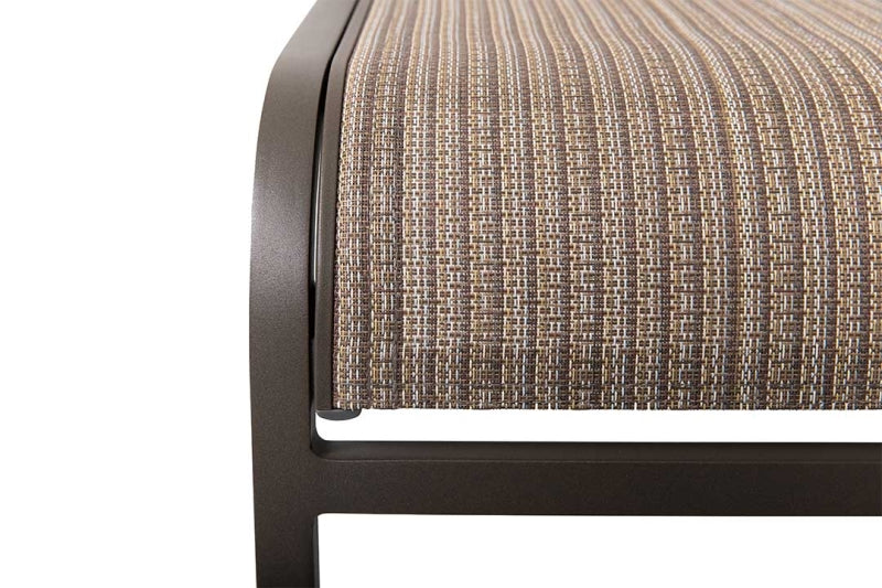 The Trevi Textilene Outdoor Chaise Lounge - Set of Two