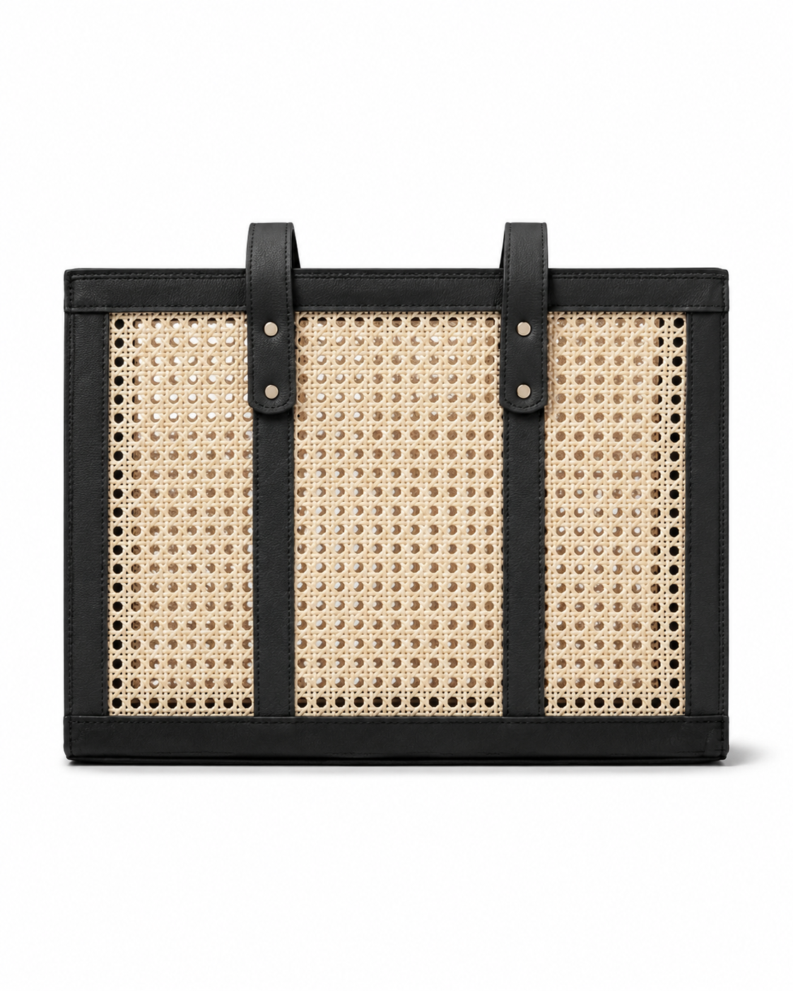 Raja Leather and Cane Everyday Bag
