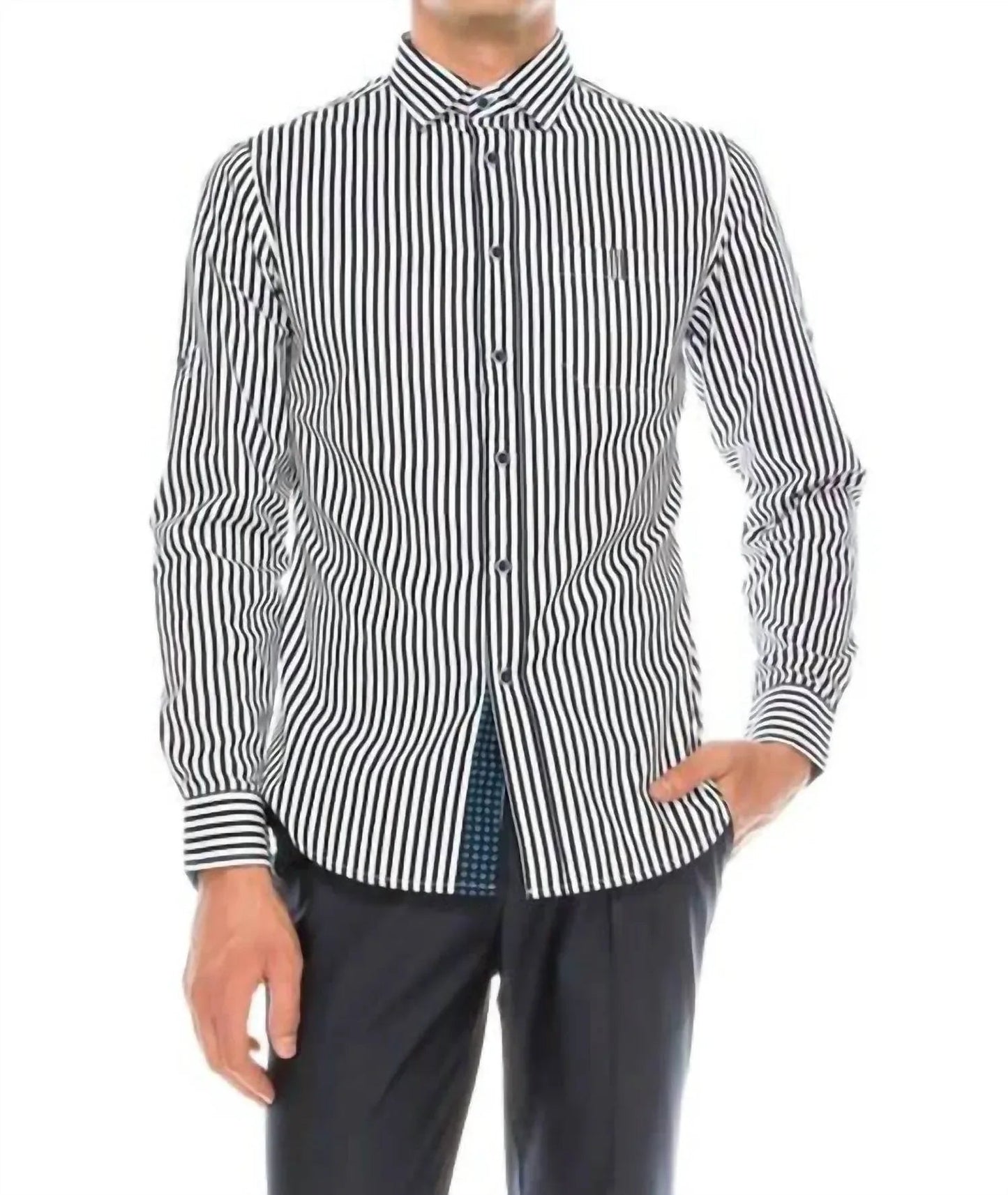 Striped Button Up Shirt