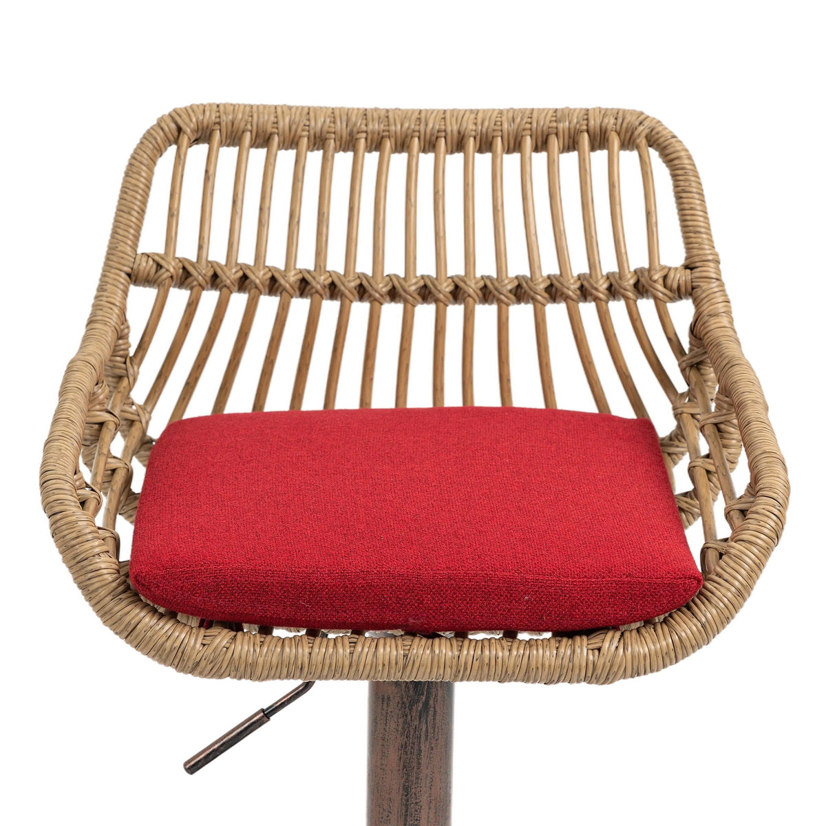 The Harbor Bar Adjustable Linen Swivel Stools — Set of 2
