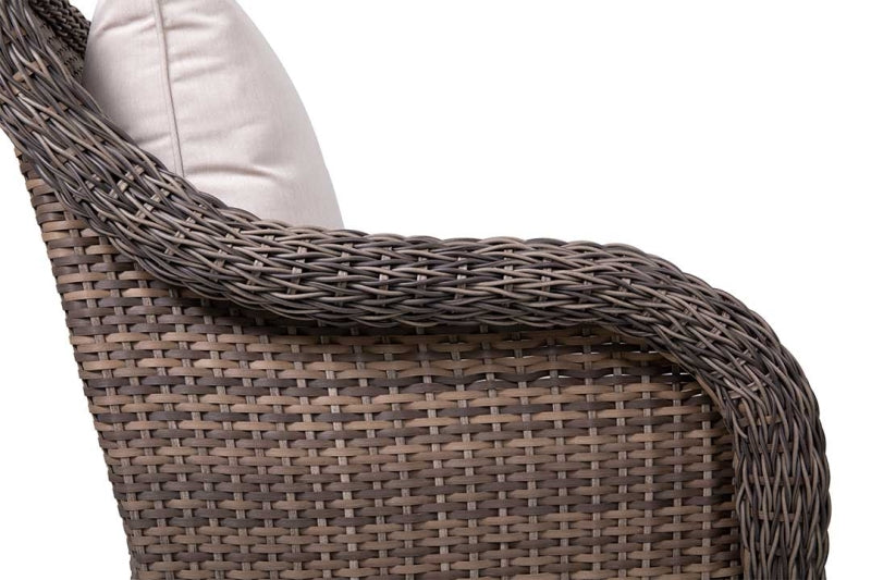 The Mitchell 4-Piece Wicker Outdoor Luxury Sofa Set with Swivel Rocking Chairs