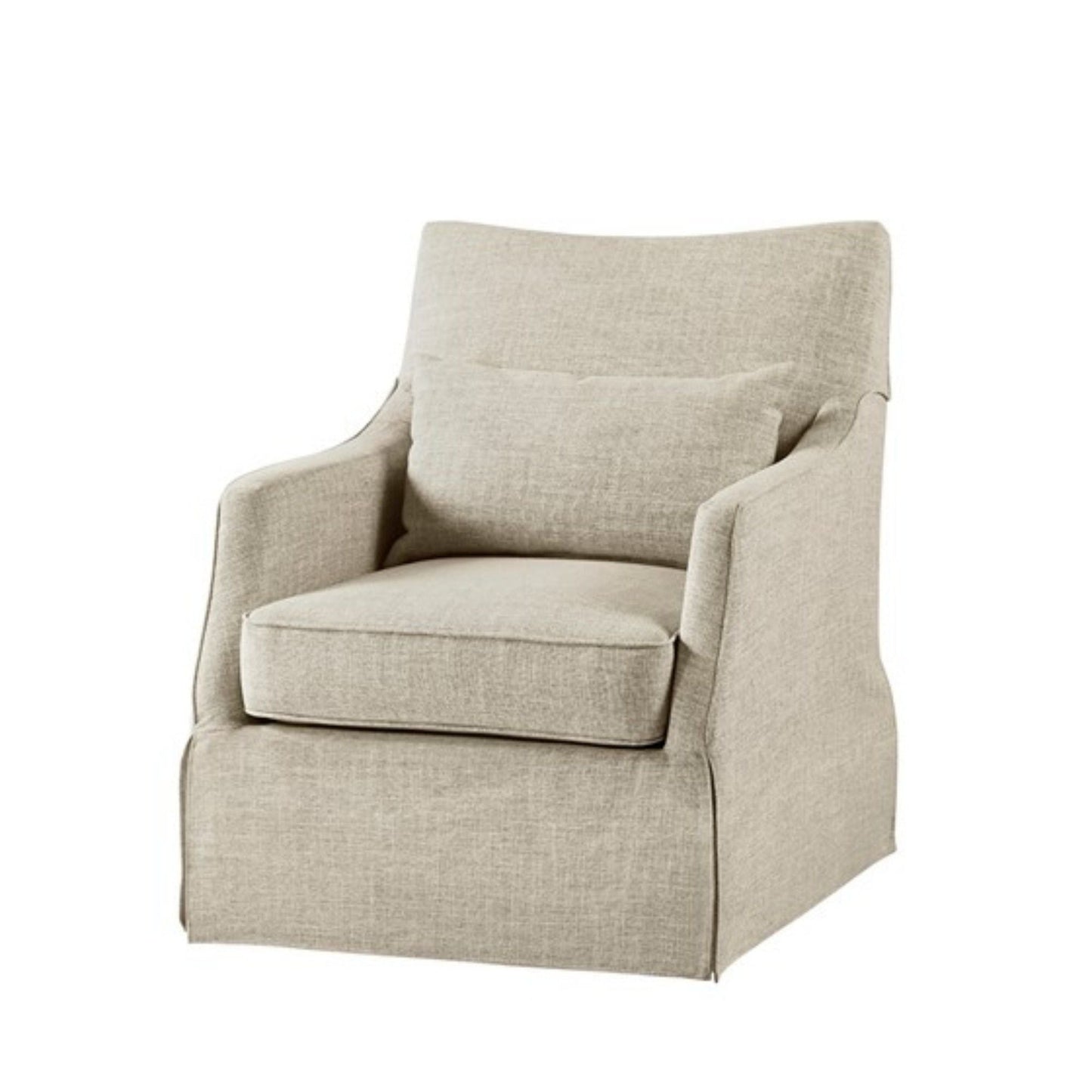The London Skirted Swivel Chair