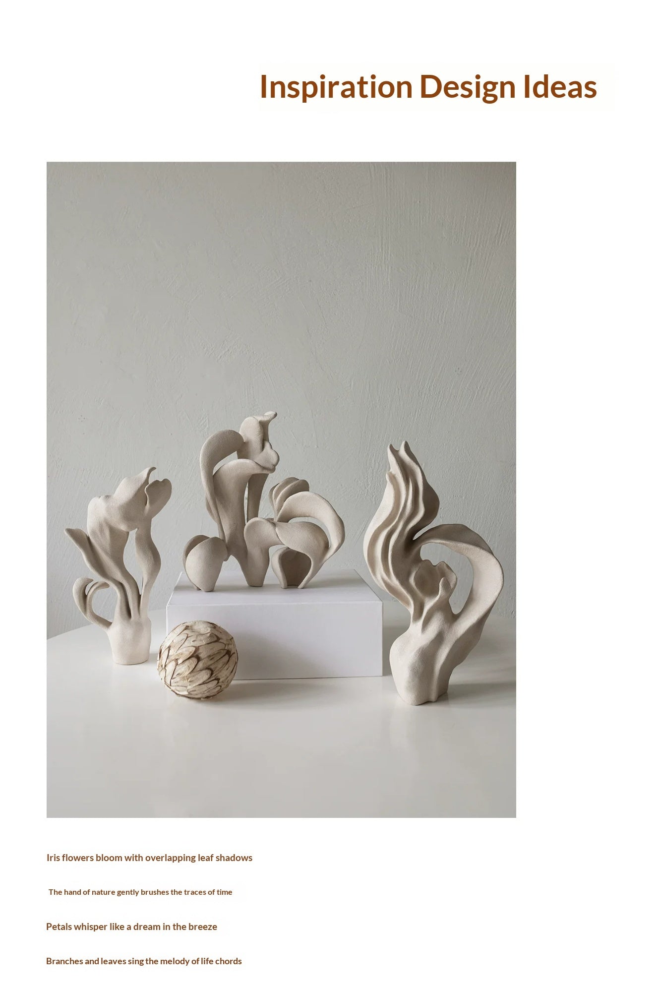 Handcrafted Wabi‑Sabi Resin Art Vase – Minimalist Sculpture