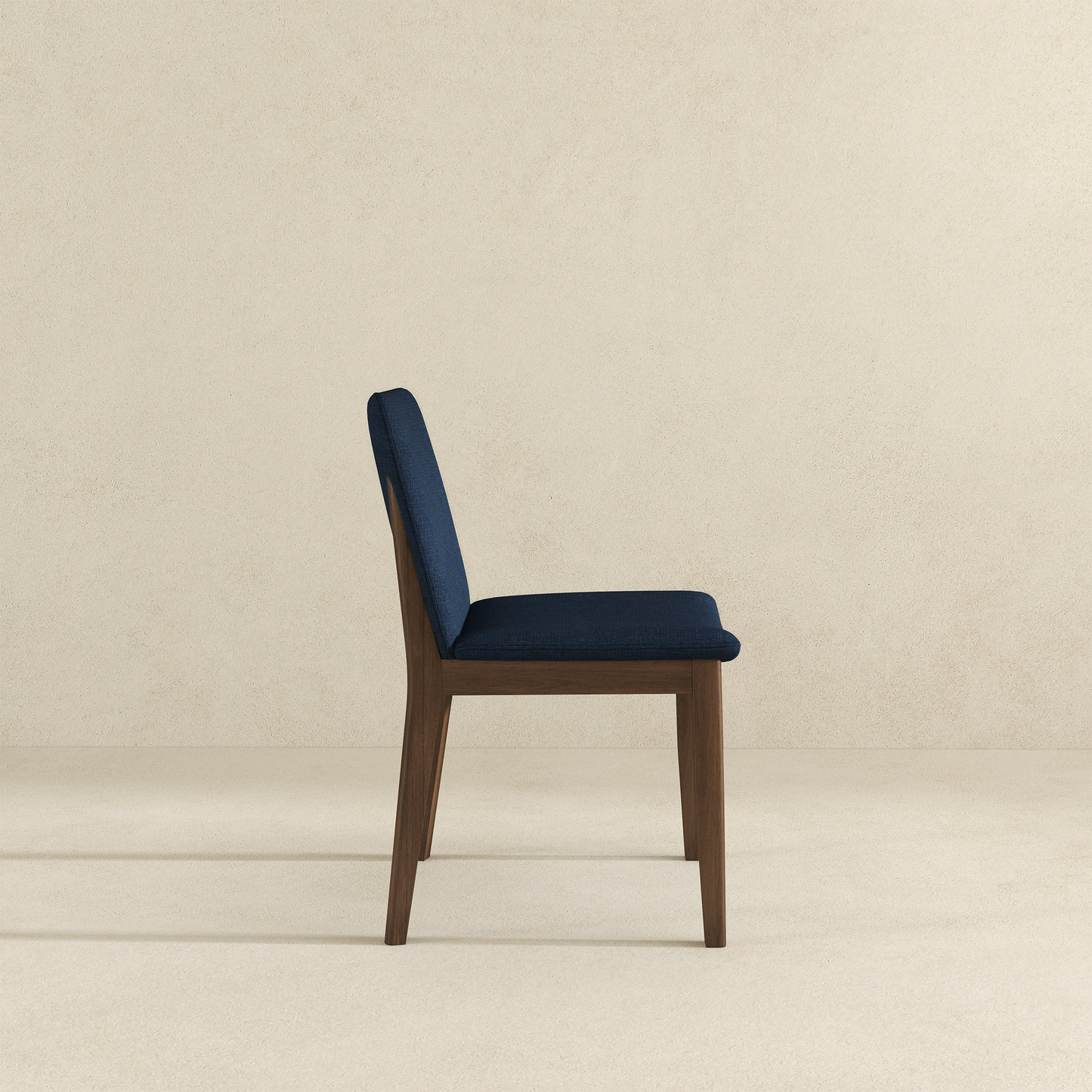 The Harwich Navy Linen Dining Chairs — Set of 2