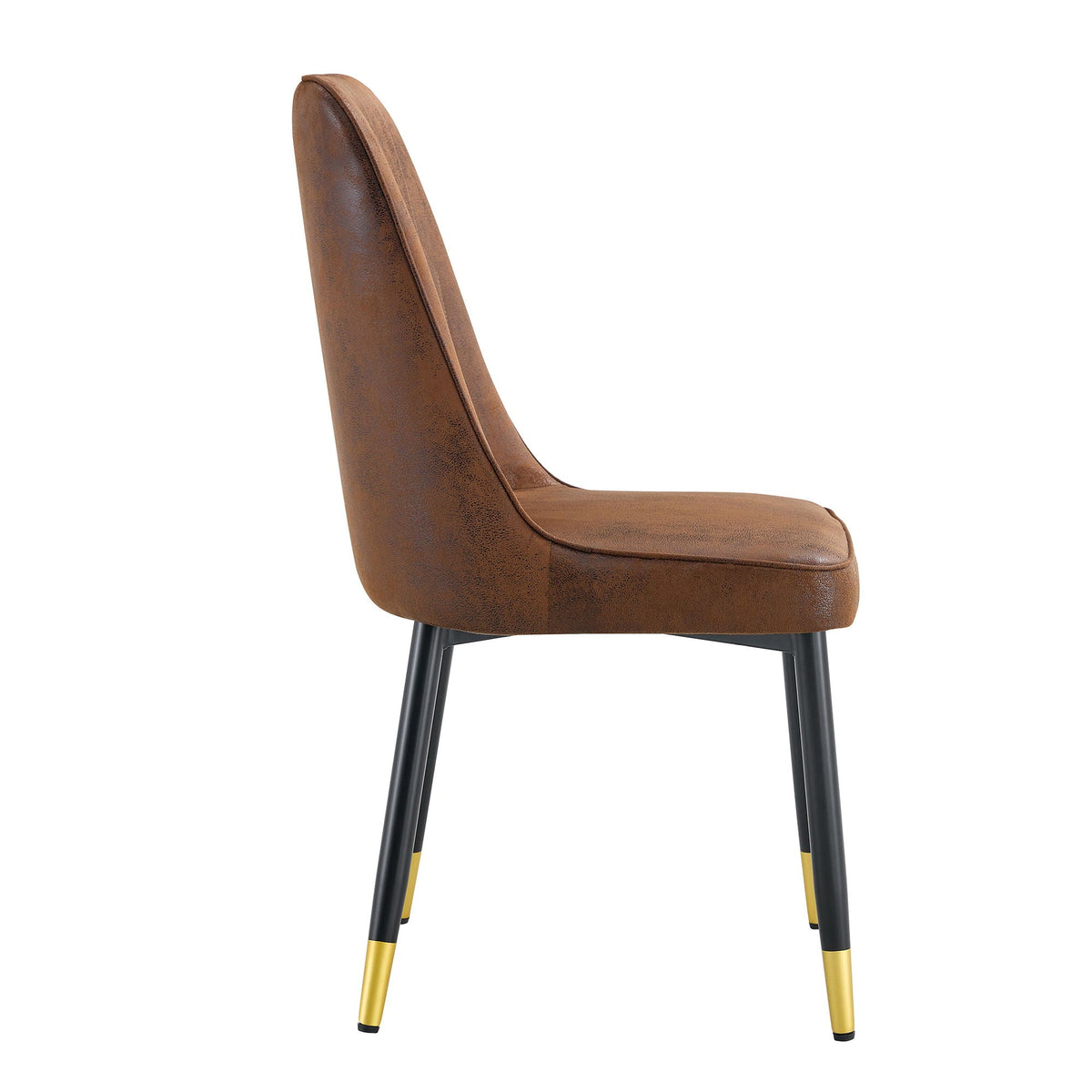 The Heritage Striped Suede Dining Chair — Set of 2