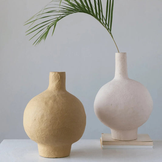 The Harbor House Handmade Paper Mache Artisan Vase - EXCLUSIVE
