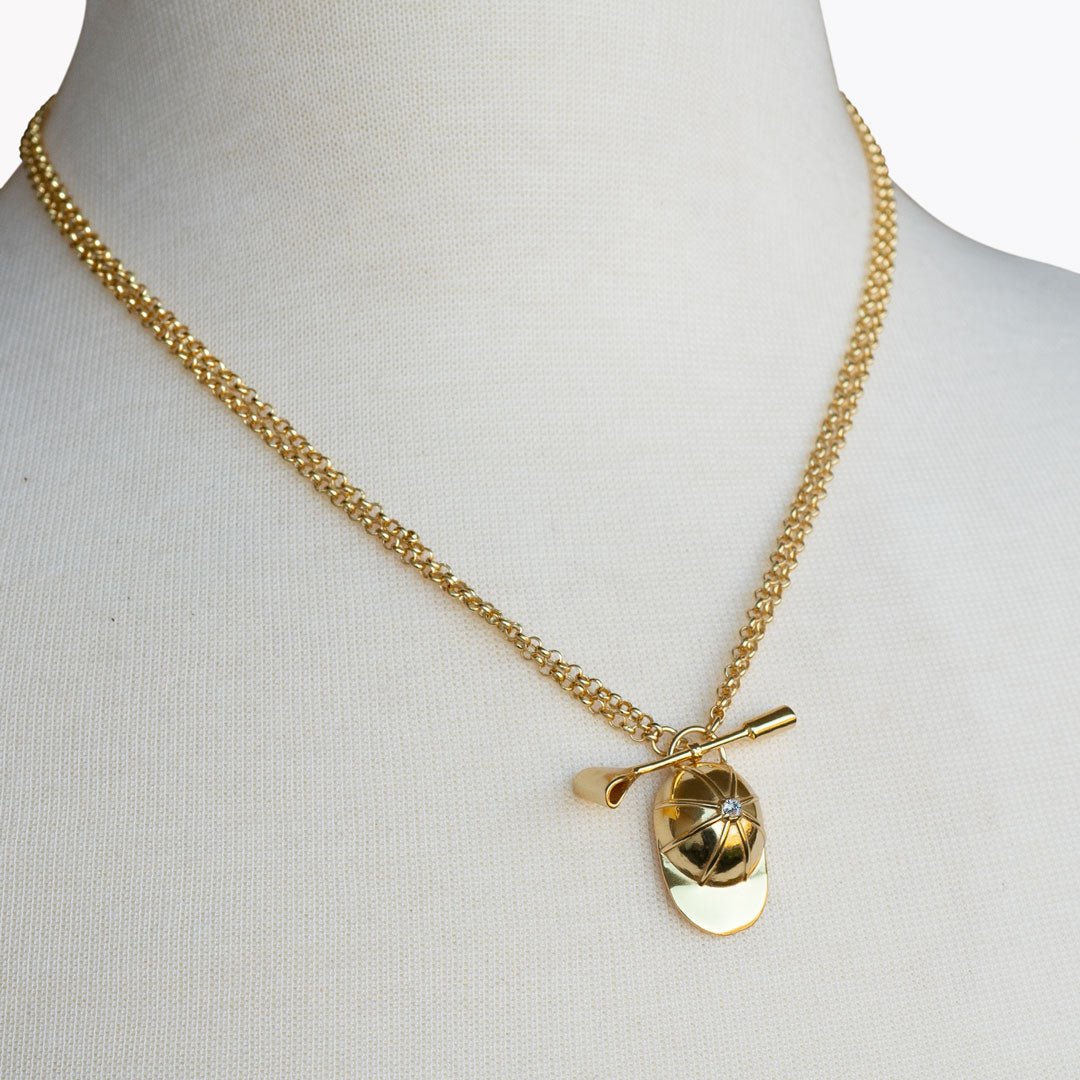 Derby Day - Jockey Necklace in Gold