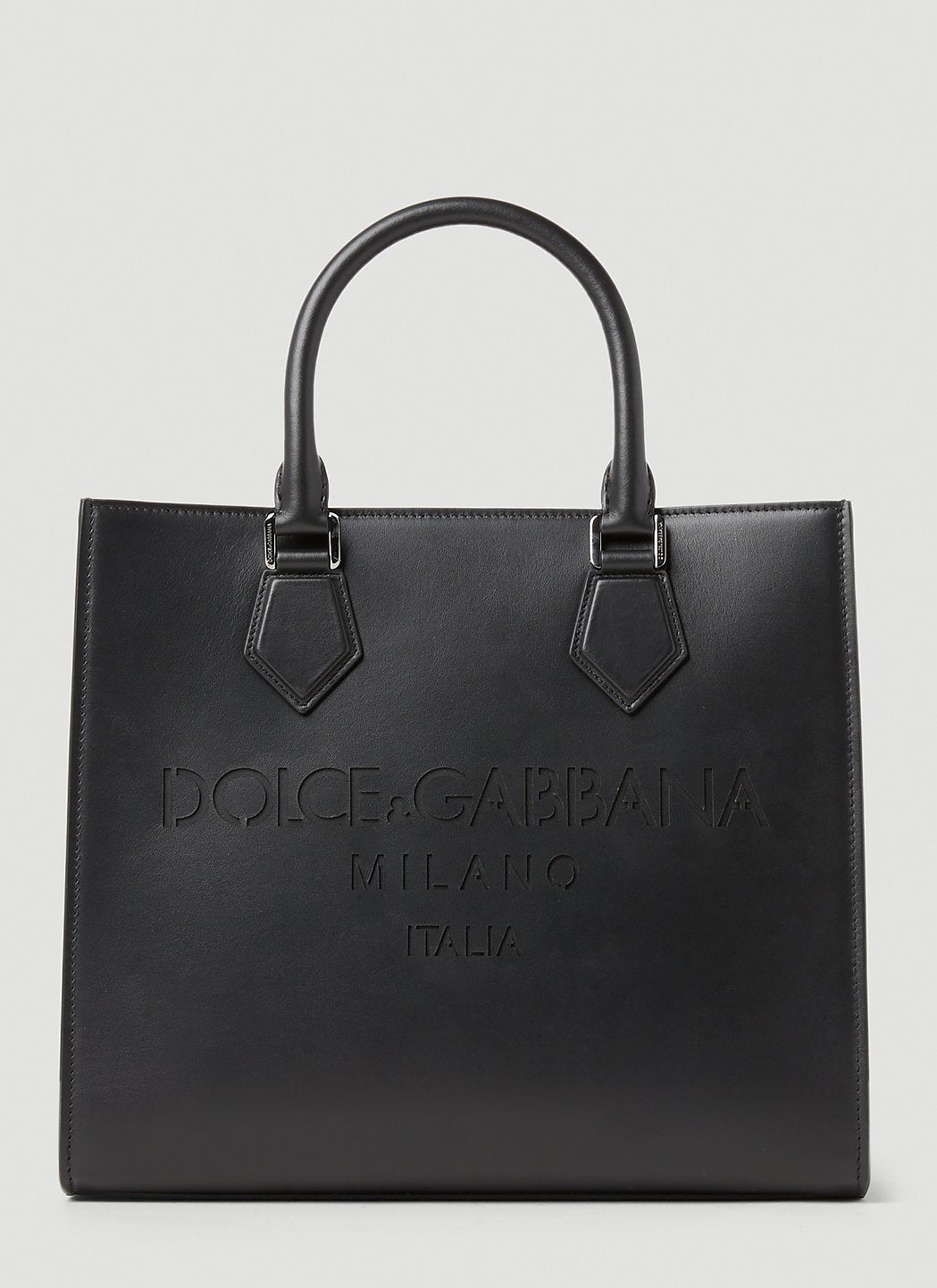Dolce & Gabbana Debossed Logo Tote Bag