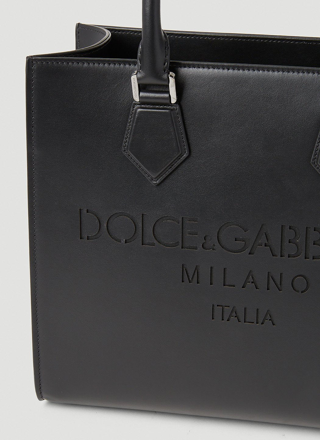 Dolce & Gabbana Debossed Logo Tote Bag