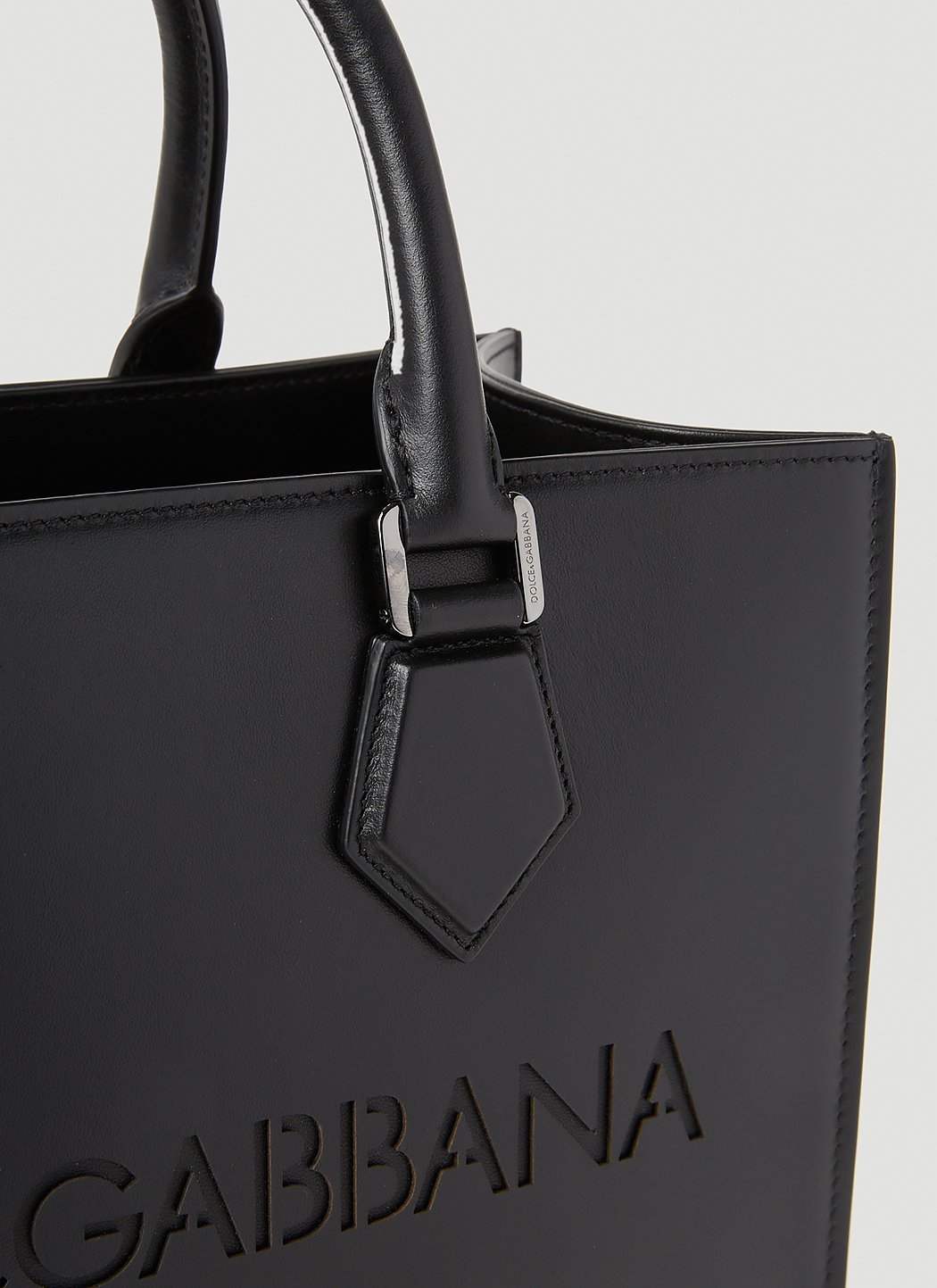 Dolce & Gabbana Debossed Logo Tote Bag