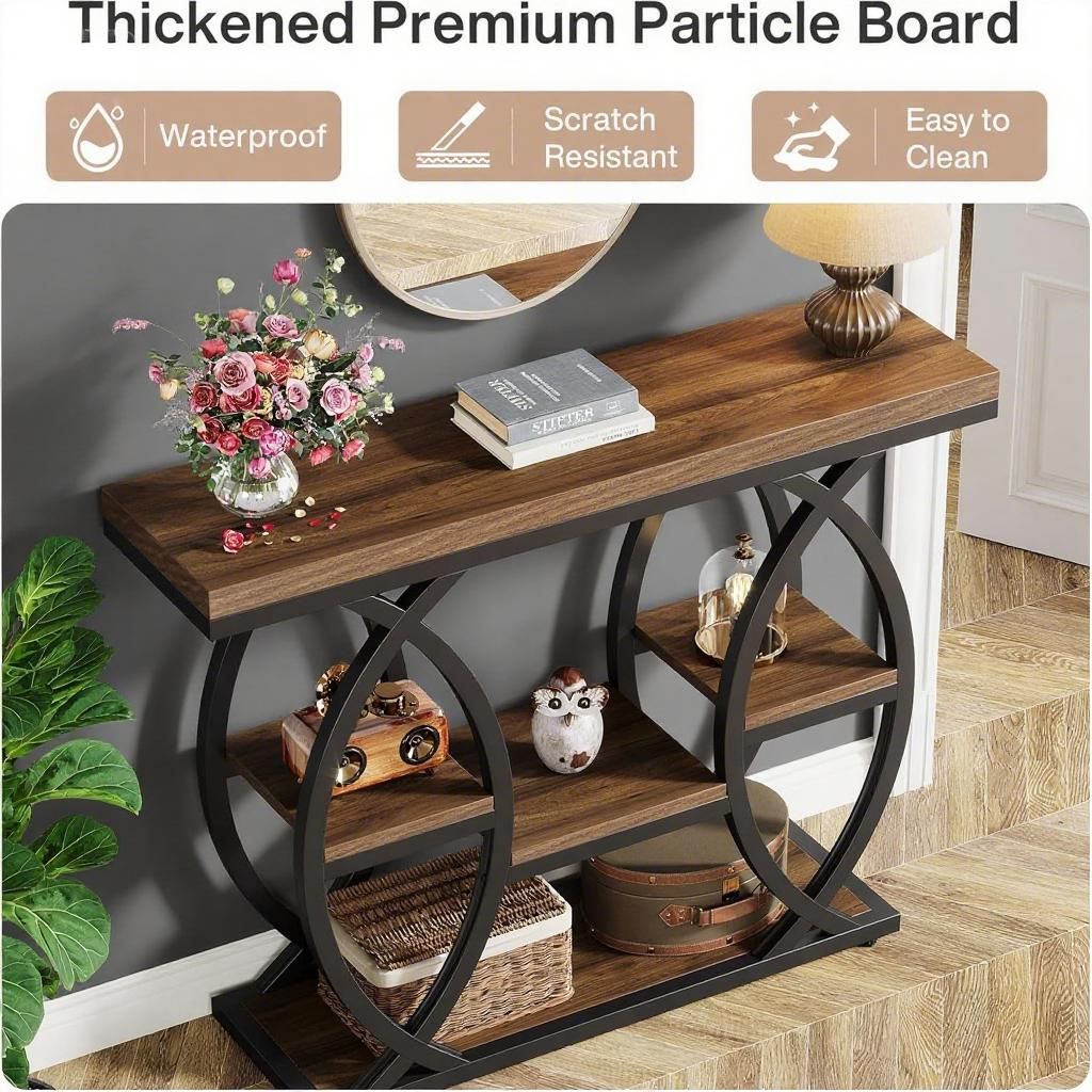Contemporary Chinese Sofa Console Table with Elegant Design