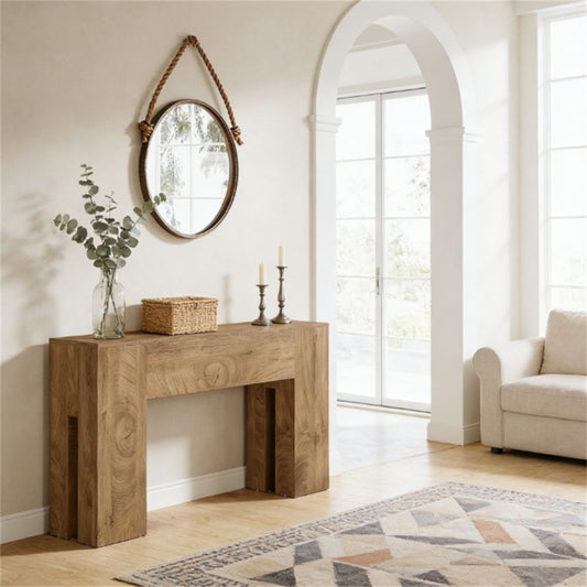 Modern Rectangle Sofa Console Table