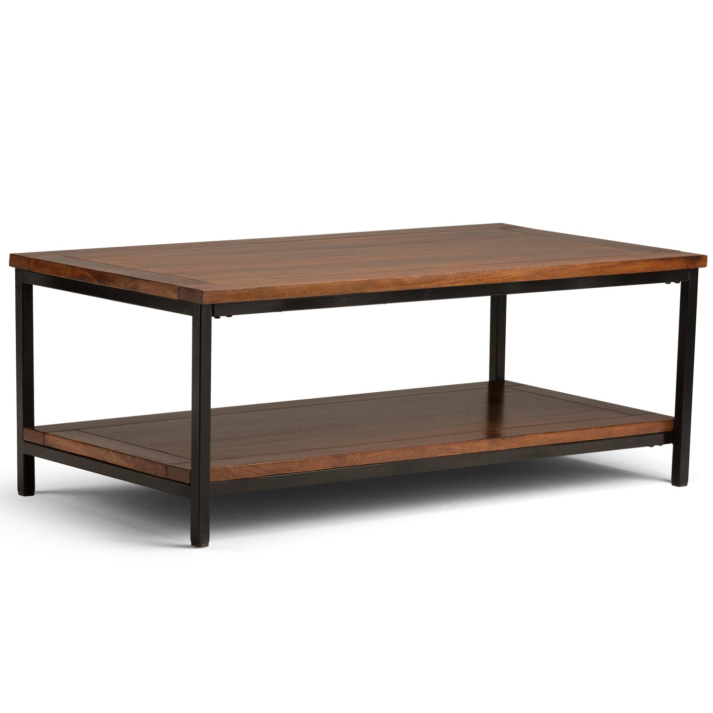Sporting Estate Mango Wood & Steel Coffee Table
