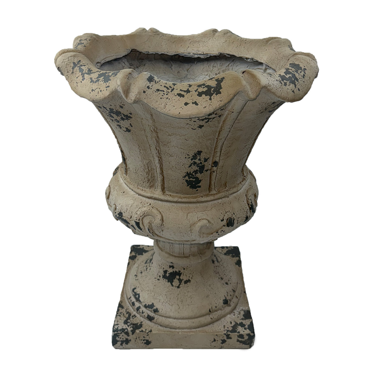 MGO Garden Planter, Antique White Finish
