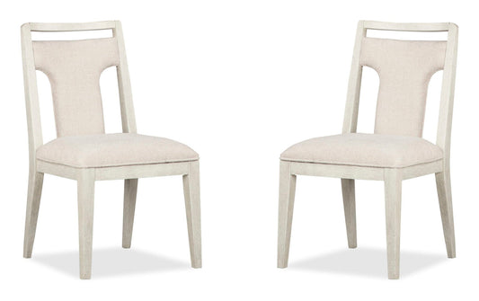 Lorelei - Upholstered Side Chair (Set of 2) - Misty Cloud