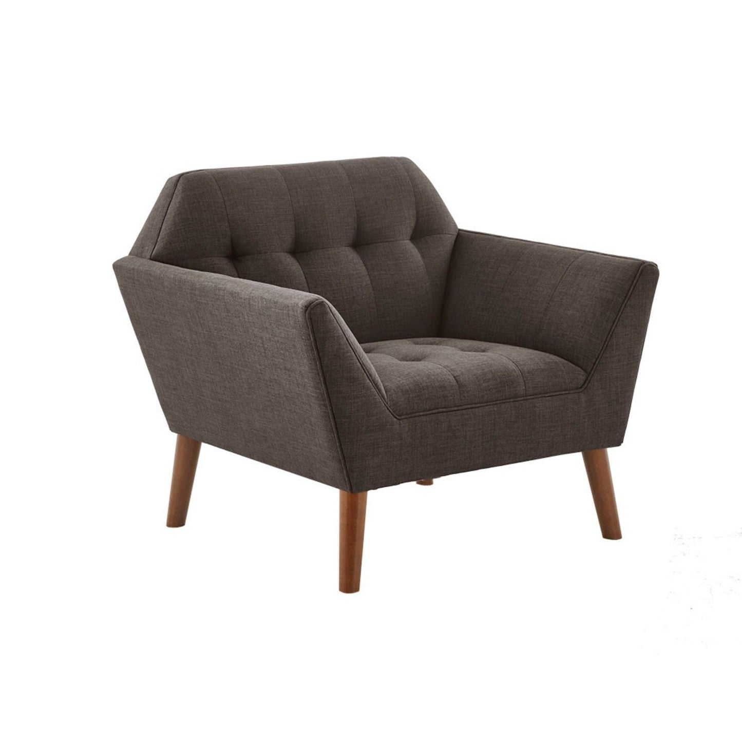 ***Modern Lounge Chair With Button Tufting