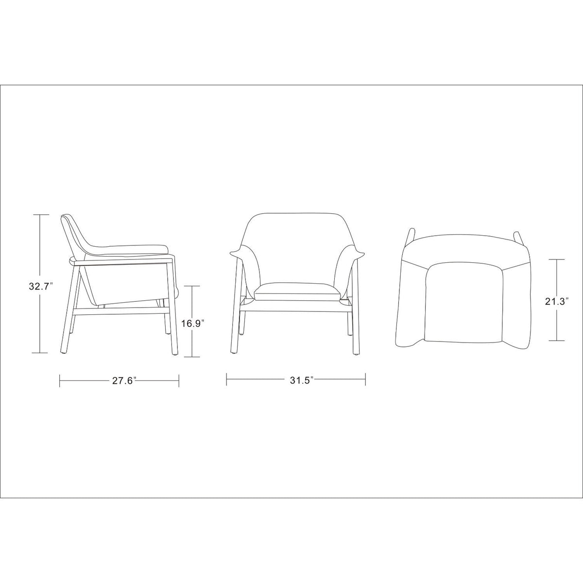 Miller Coastal Weave Wood Accent Chair