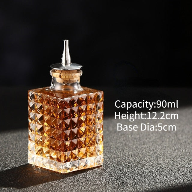 Evoska Cocktail Bitters Bottle Vintage Glass