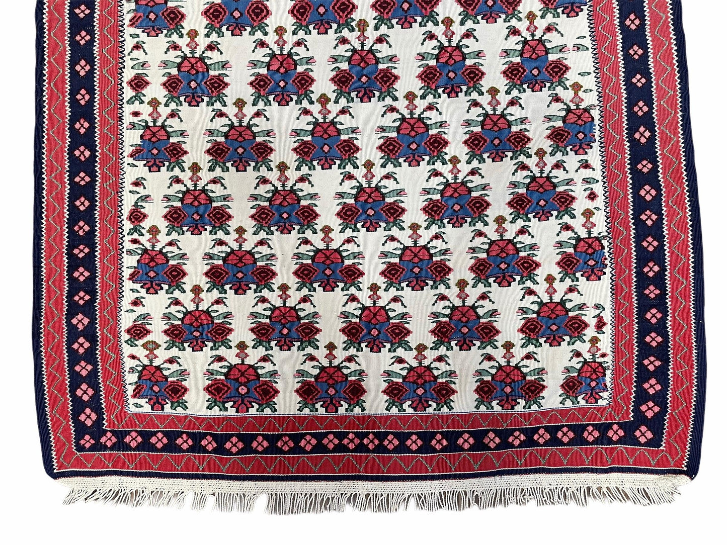 3x5 Vintage Kurdish Senneh Kilim Rug 3 x 5 Heirloom Rug Flatweave Antique Rug Playroom Rug Collectible Rug Beige Kilim