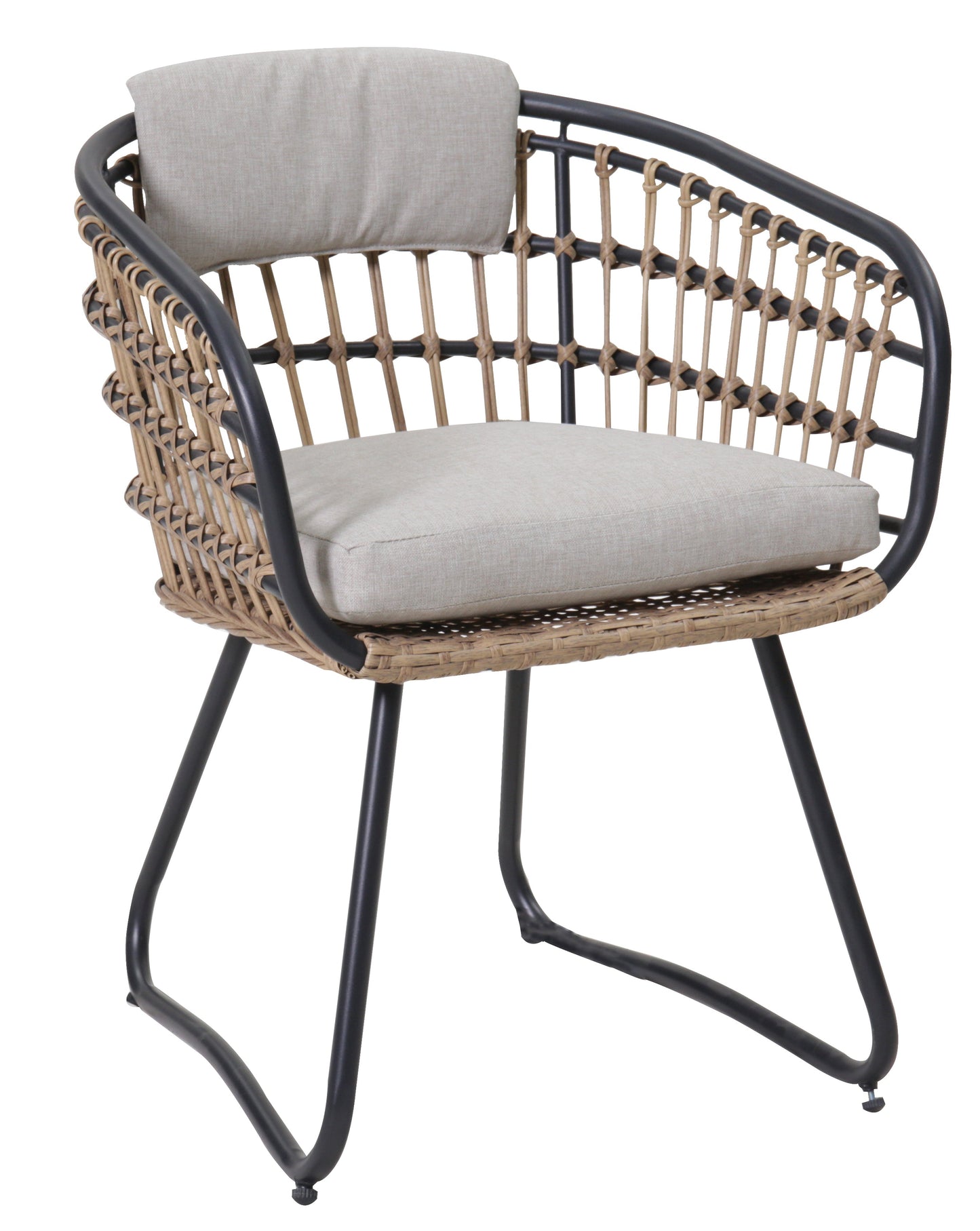 The Valentina Woven Garden Dining Chairs — Set of 2