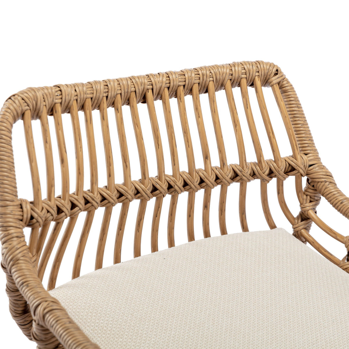 The Harbor Bar Adjustable Linen Swivel Stools — Set of 2