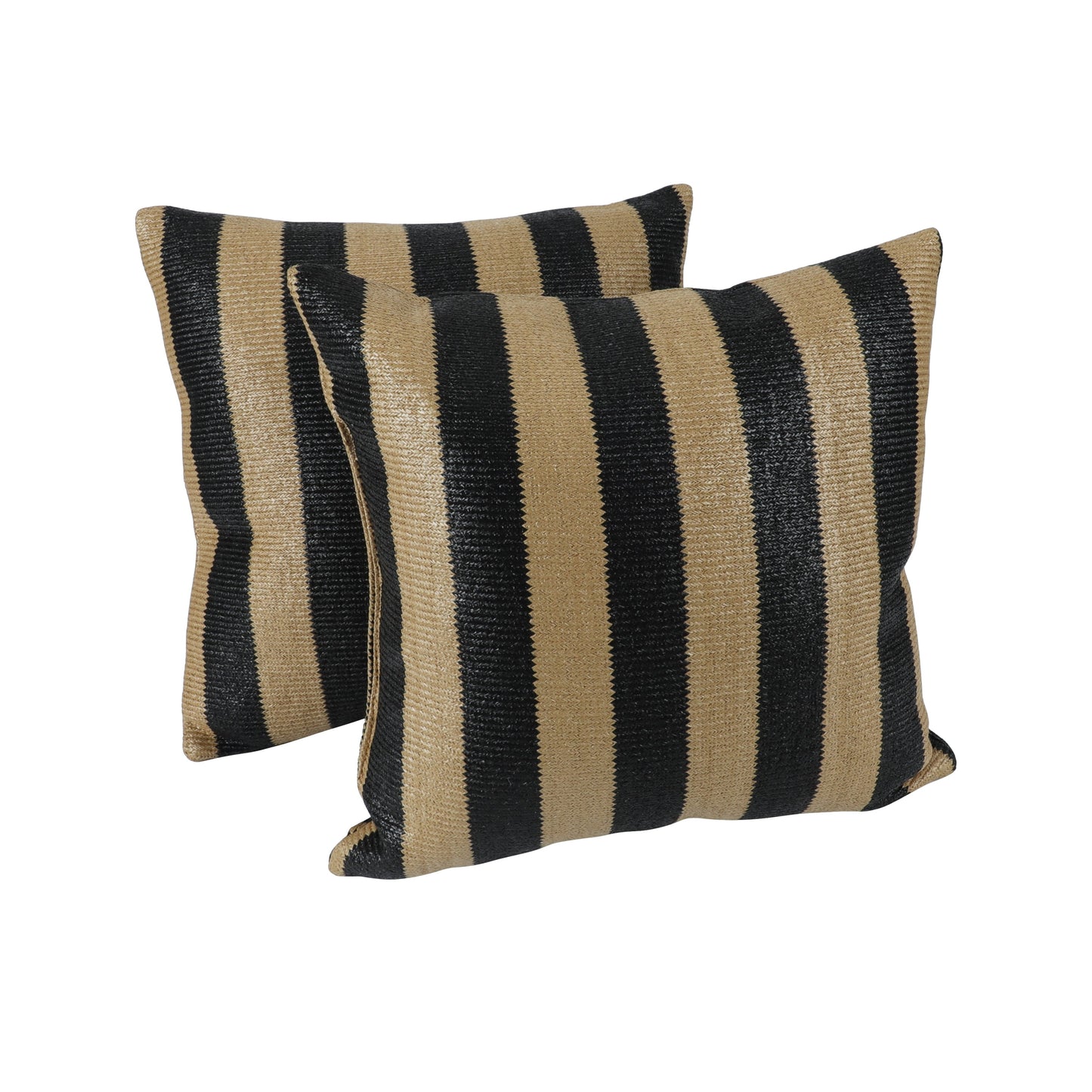 The Portofino Striped Outdoor Pillows — Set of 2